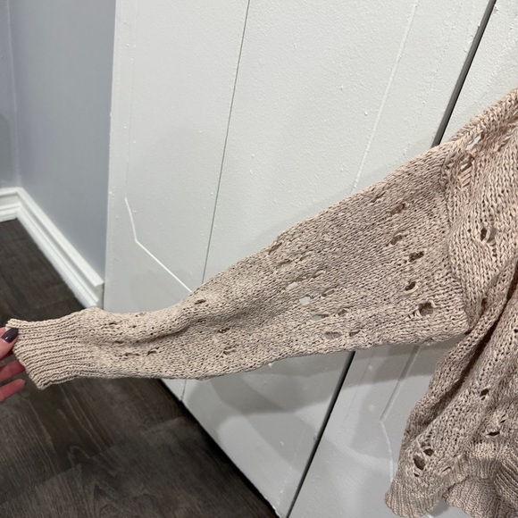 Left on Houston by Anthropologie Textured Open Front Cardigan - Picture 4 of 9